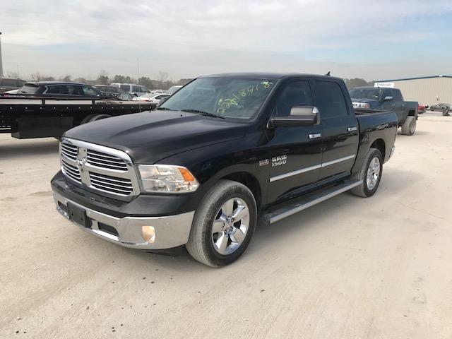 1C6RR6LT0ES422942 - 2014 RAM 1500 SLT BLACK photo 2