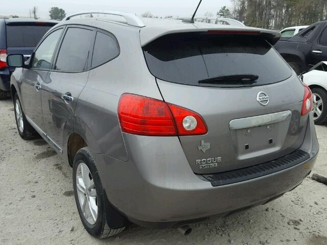 JN8AS5MT5FW150311 - 2015 NISSAN ROGUE SELE SILVER photo 3