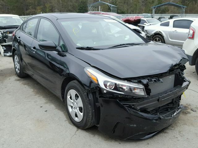 3KPFK4A73HE116688 - 2017 KIA FORTE LX BLACK photo 1