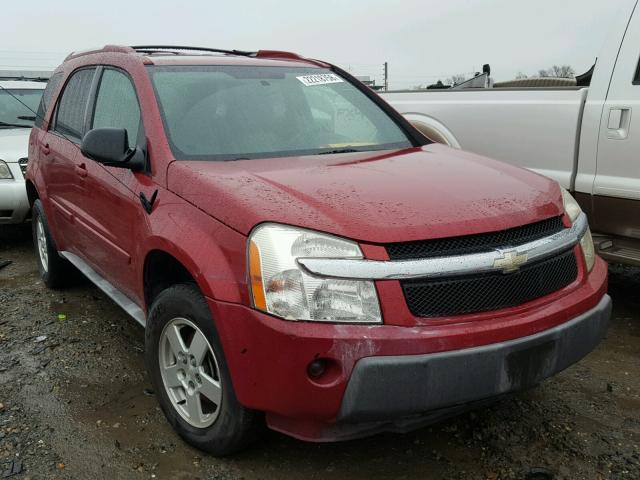 2CNDL63FX56089405 - 2005 CHEVROLET EQUINOX LT RED photo 1