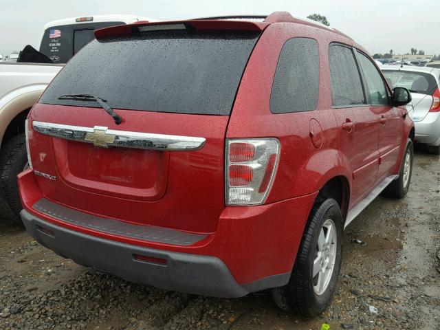 2CNDL63FX56089405 - 2005 CHEVROLET EQUINOX LT RED photo 4