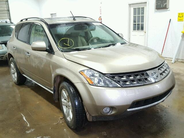 JN8AZ08W57W652563 - 2007 NISSAN MURANO SL BEIGE photo 1