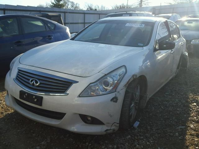 JN1CV6AR3BM408201 - 2011 INFINITI G37 WHITE photo 2