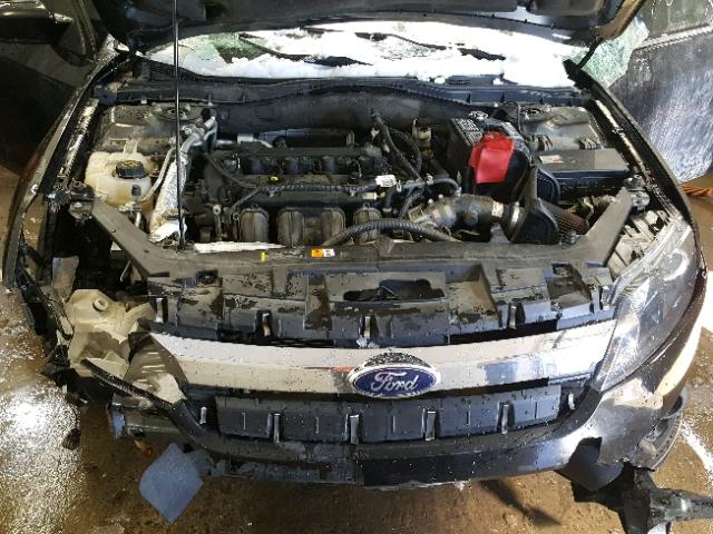 3FAHP0HAXCR273372 - 2012 FORD FUSION SE BLACK photo 7