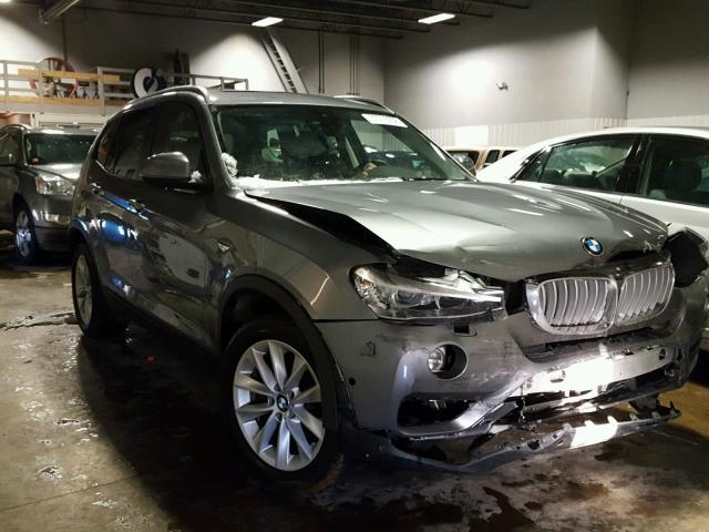 5UXWX9C59G0D88312 - 2016 BMW X3 XDRIVE2 GRAY photo 1