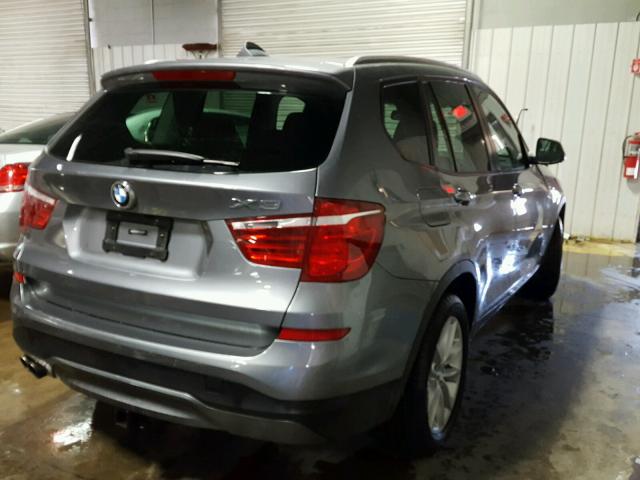 5UXWX9C59G0D88312 - 2016 BMW X3 XDRIVE2 Szary zdjęcie 4