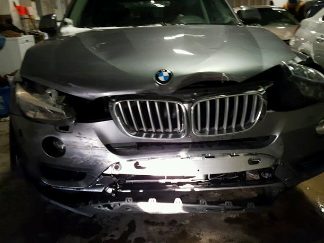 5UXWX9C59G0D88312 - 2016 BMW X3 XDRIVE2 GRAY photo 9