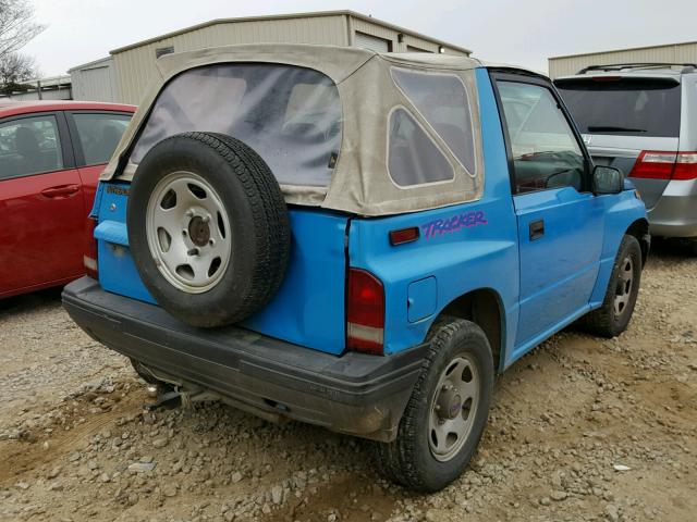 2CNBE18U8N6937986 - 1992 GEO TRACKER BLUE photo 4