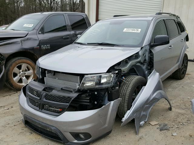 3C4PDCBB8HT685236 - 2017 DODGE JOURNEY SX GRAY photo 2