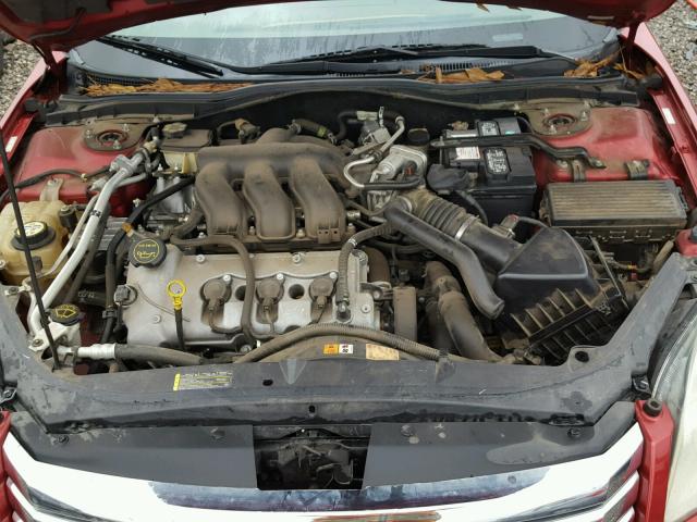 3FAFP07176R123314 - 2006 FORD FUSION SE BURGUNDY photo 7