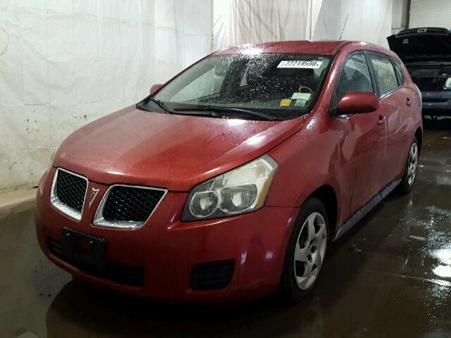 5Y2SP67839Z449331 - 2009 PONTIAC VIBE RED photo 2