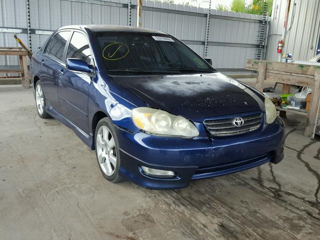 2T1BY32E96C550887 - 2006 TOYOTA COROLLA XR BLUE photo 1