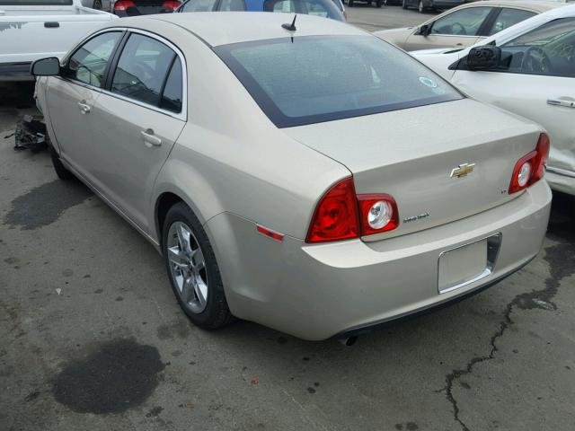 1G1ZH57B39F208459 - 2009 CHEVROLET MALIBU 1LT BEIGE photo 3