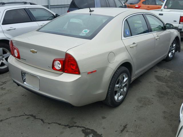 1G1ZH57B39F208459 - 2009 CHEVROLET MALIBU 1LT BEIGE photo 4