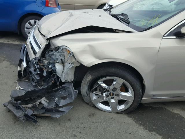 1G1ZH57B39F208459 - 2009 CHEVROLET MALIBU 1LT 米色 照片 9