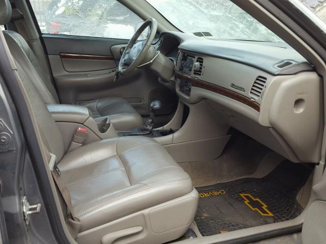 2G1WH52K849254087 - 2004 CHEVROLET IMPALA LS GRAY photo 5