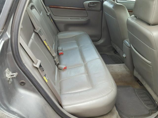 2G1WH52K849254087 - 2004 CHEVROLET IMPALA LS GRAY photo 6