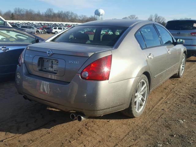 1N4BA41E15C877230 - 2005 NISSAN MAXIMA SE BEIGE photo 4