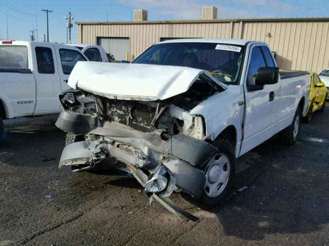 1FTRF12W88KB17743 - 2008 FORD F150 WHITE photo 2