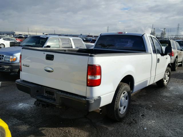 1FTRF12W88KB17743 - 2008 FORD F150 WHITE photo 4