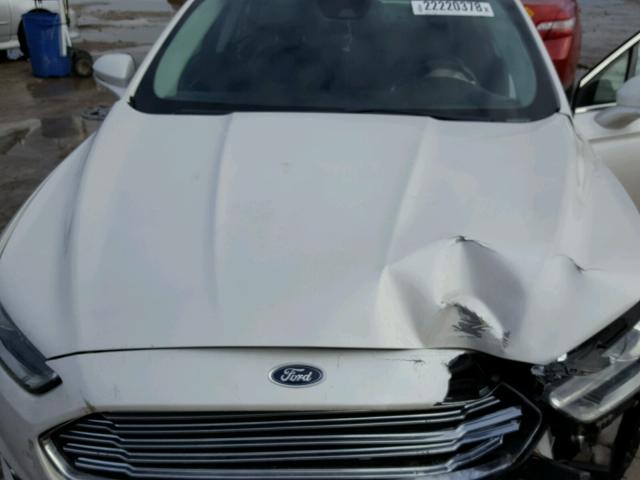 3FA6P0D97DR229267 - 2013 FORD FUSION TIT WHITE photo 7