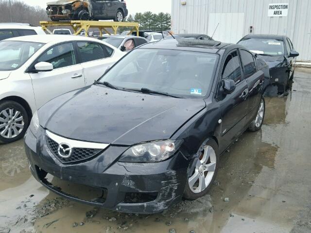 JM1BK324971686614 - 2007 MAZDA 3 S BLACK photo 2