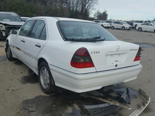 WDBHA24G7XA766894 - 1999 MERCEDES-BENZ C 230 WHITE photo 3