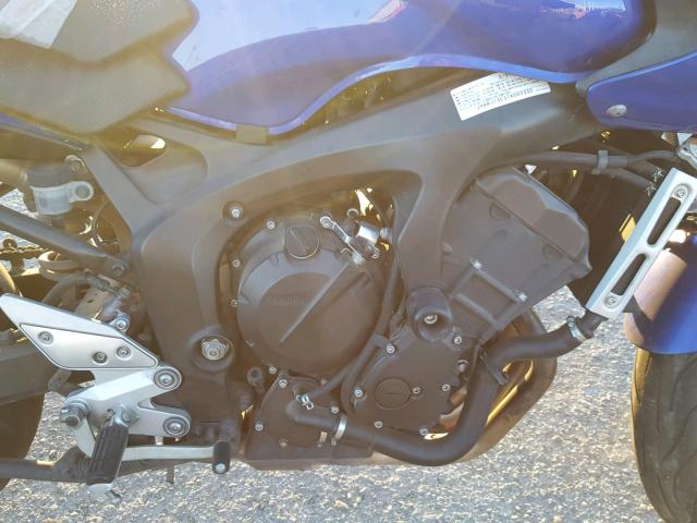 JYARJ13E37A003332 - 2007 YAMAHA FZ6 SHG BLUE photo 7