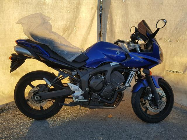 JYARJ13E37A003332 - 2007 YAMAHA FZ6 SHG BLUE photo 9