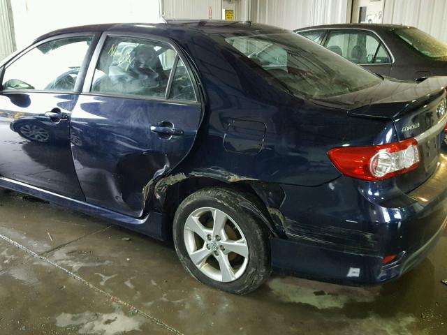 2T1BU4EE6BC653367 - 2011 TOYOTA COROLLA BA BLUE photo 9