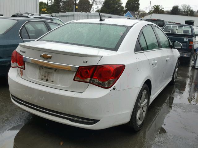 1G1PE5SB4E7411484 - 2014 CHEVROLET CRUZE LT WHITE photo 4