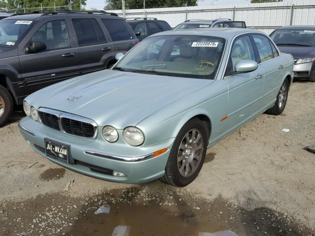 SAJEA71C24SG07892 - 2004 JAGUAR XJ8 GREEN photo 2