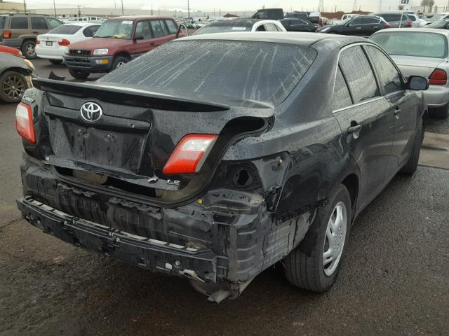 4T1BE46K27U136588 - 2007 TOYOTA CAMRY NEW BLACK photo 4