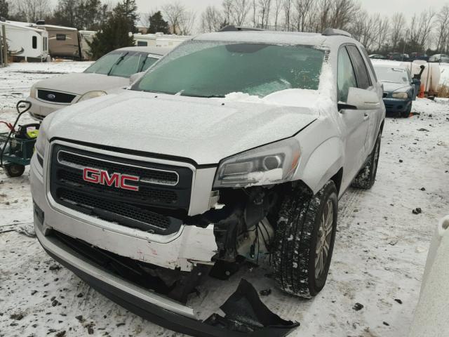 1GKKVRKD1DJ224218 - 2013 GMC ACADIA SLT SILVER photo 2