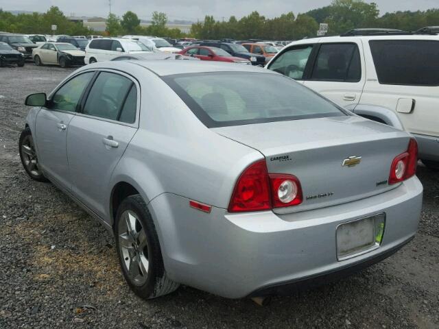 1G1ZC5E02AF199550 - 2010 CHEVROLET MALIBU 1LT SILVER photo 3