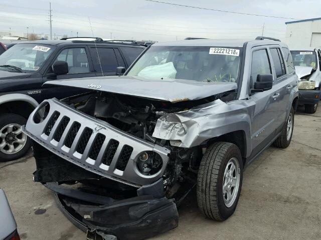 1C4NJRBB0GD551599 - 2016 JEEP PATRIOT SP SILVER photo 2