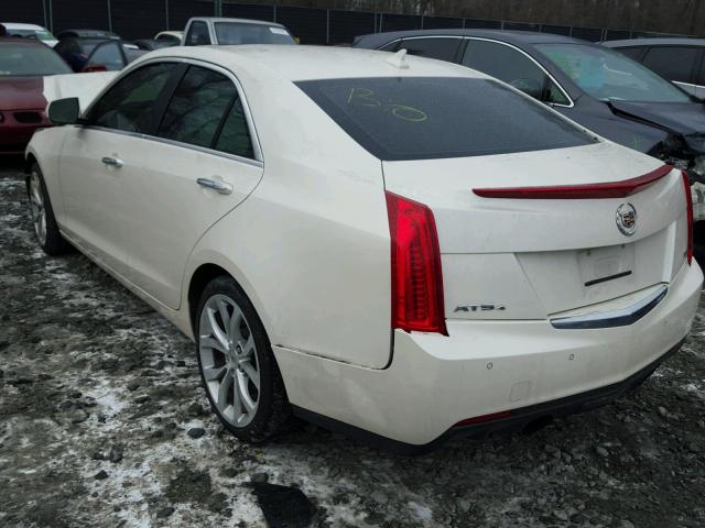 1G6AL5S36D0123231 - 2013 CADILLAC ATS PREMIU WHITE photo 3