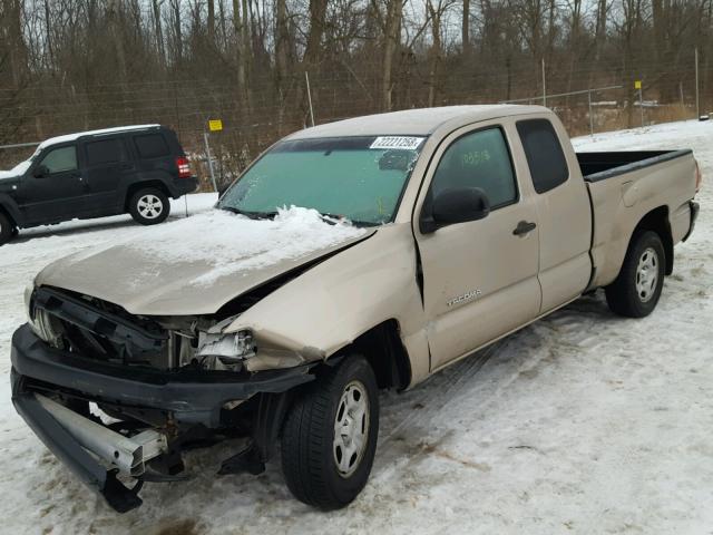 5TETX22N87Z391681 - 2007 TOYOTA TACOMA ACC GOLD photo 2