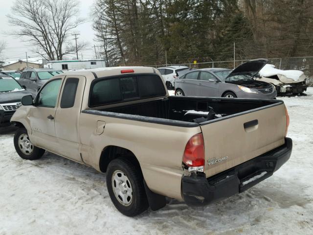 5TETX22N87Z391681 - 2007 TOYOTA TACOMA ACC GOLD photo 3