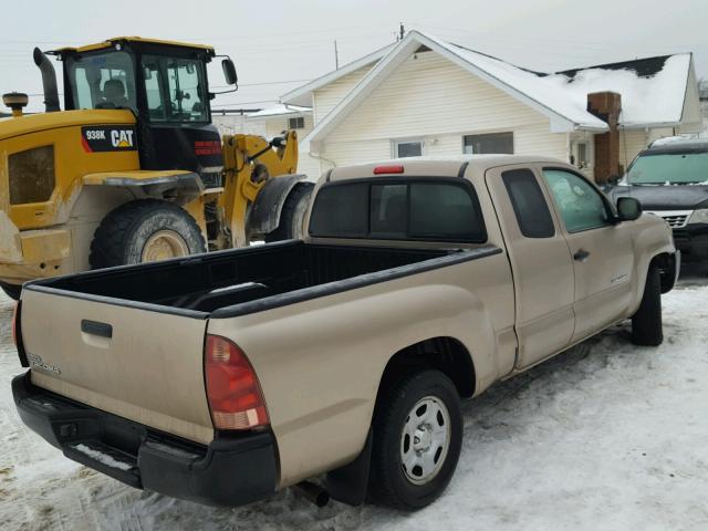 5TETX22N87Z391681 - 2007 TOYOTA TACOMA ACC GOLD photo 4