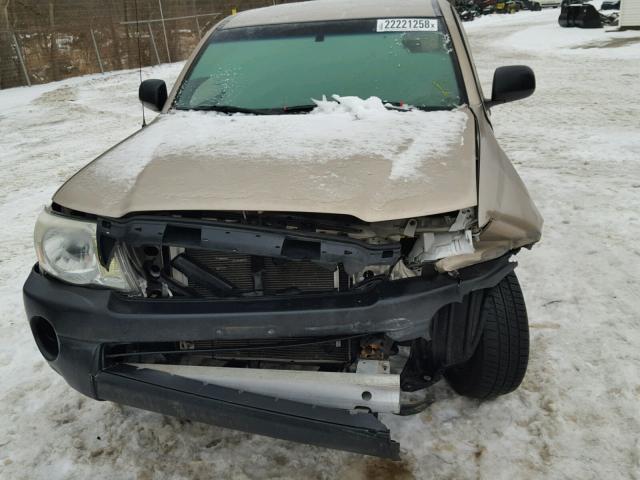 5TETX22N87Z391681 - 2007 TOYOTA TACOMA ACC GOLD photo 9