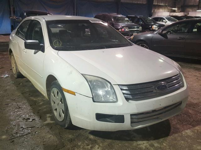 3FAHP06Z38R139349 - 2008 FORD FUSION S WHITE photo 1