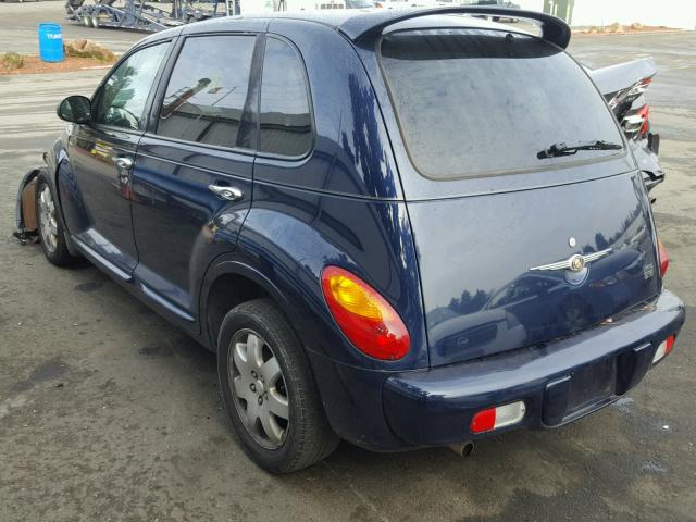 3C8FY68B35T505387 - 2005 CHRYSLER PT CRUISER BLUE photo 3