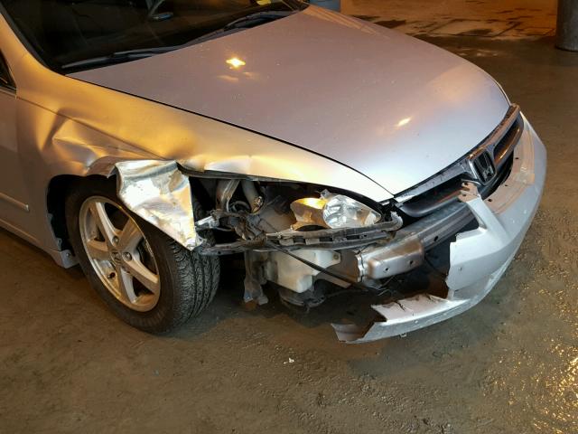 1HGCM55683A051807 - 2003 HONDA ACCORD EX SILVER photo 9