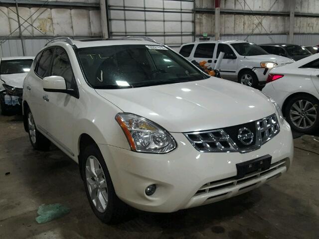 JN8AS5MVXBW290852 - 2011 NISSAN ROGUE S WHITE photo 1