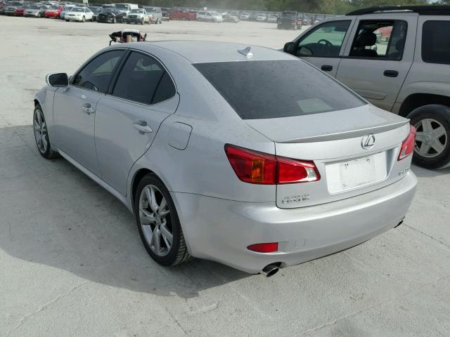 JTHBF5C2XA5114687 - 2010 LEXUS IS 250 SILVER photo 3