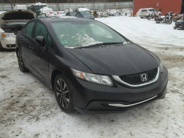 19XFB2F82EE245684 - 2014 HONDA CIVIC EX BLACK photo 1