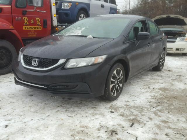 19XFB2F82EE245684 - 2014 HONDA CIVIC EX BLACK photo 2