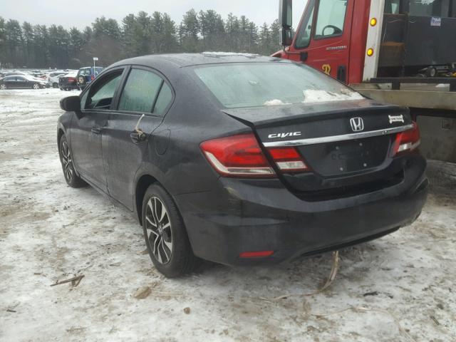 19XFB2F82EE245684 - 2014 HONDA CIVIC EX BLACK photo 3