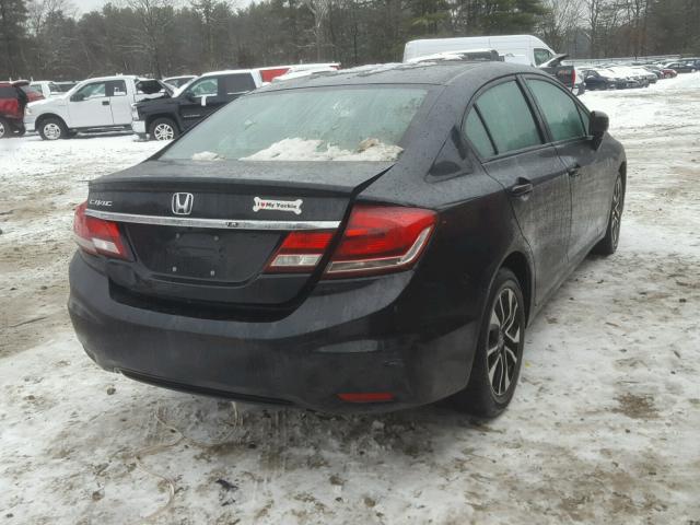 19XFB2F82EE245684 - 2014 HONDA CIVIC EX შავი ფოტო 4